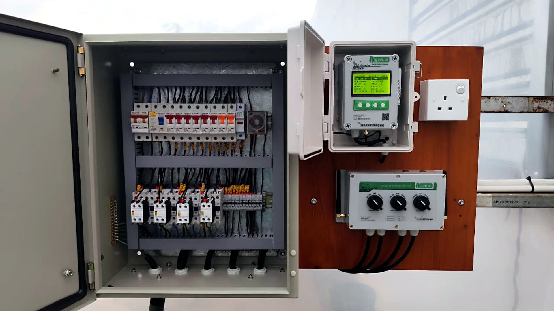 Govi AI tunnel automation control system installed for smart agriculture